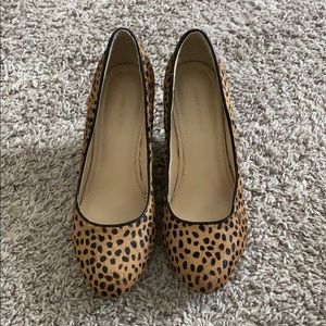 7.5 Cheetah Print Wedges